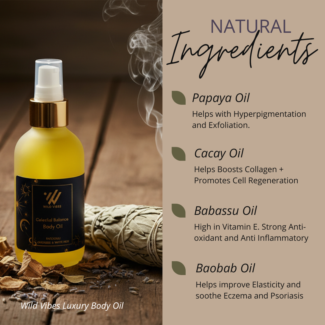 Celestial Balance (Patchouli) Body Oil (4 oz)