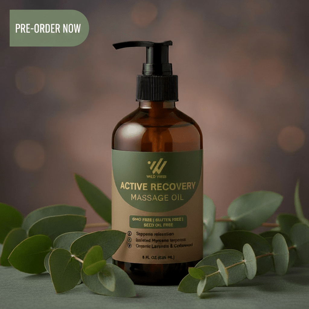 Active Recovery Massage Oil - Wild Vibes Home & Body