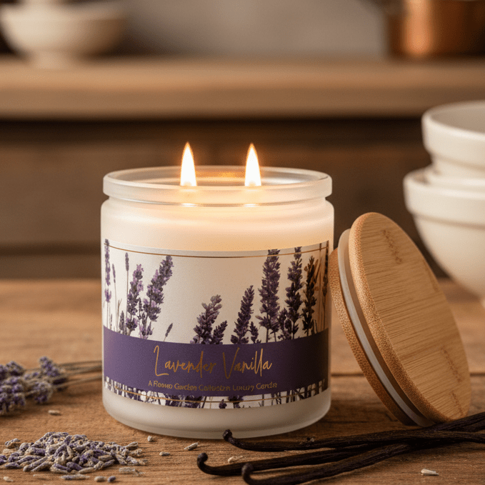 Aromatherapy Flower Candles - Wild Vibes Home & Body