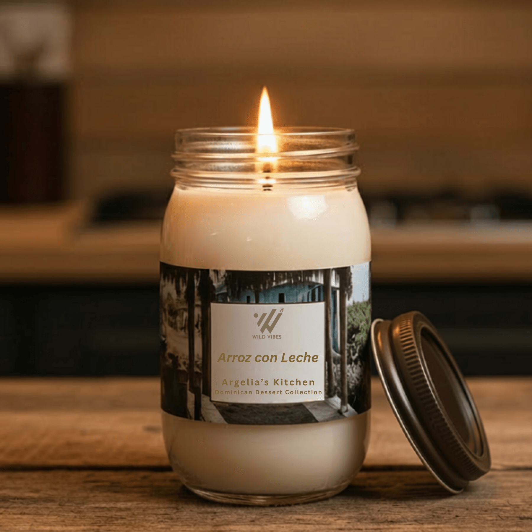 Arroz con Leche Candle - 16 oz - Wild Vibes Home & Body