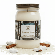 Arroz con Leche Candle | Soy & Coconut | 16 oz - Wild Vibes Home & Body