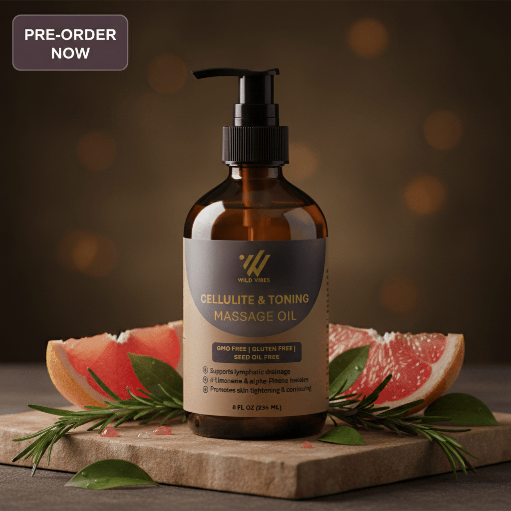 Cellulite & Toning Massage Oil - Wild Vibes Home & Body