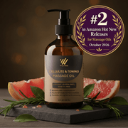 Cellulite & Toning Massage Oil - 8 oz - Wild Vibes Home & Body