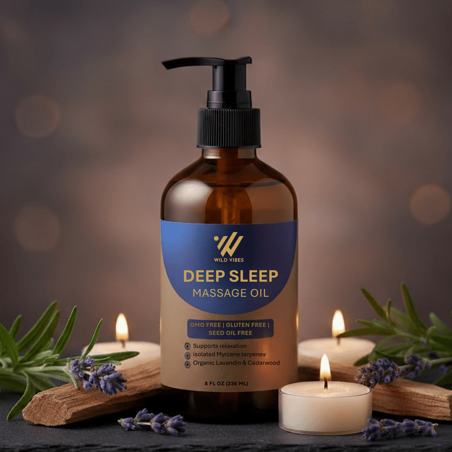 Deep Sleep Massage Oil - Wild Vibes Home & Body