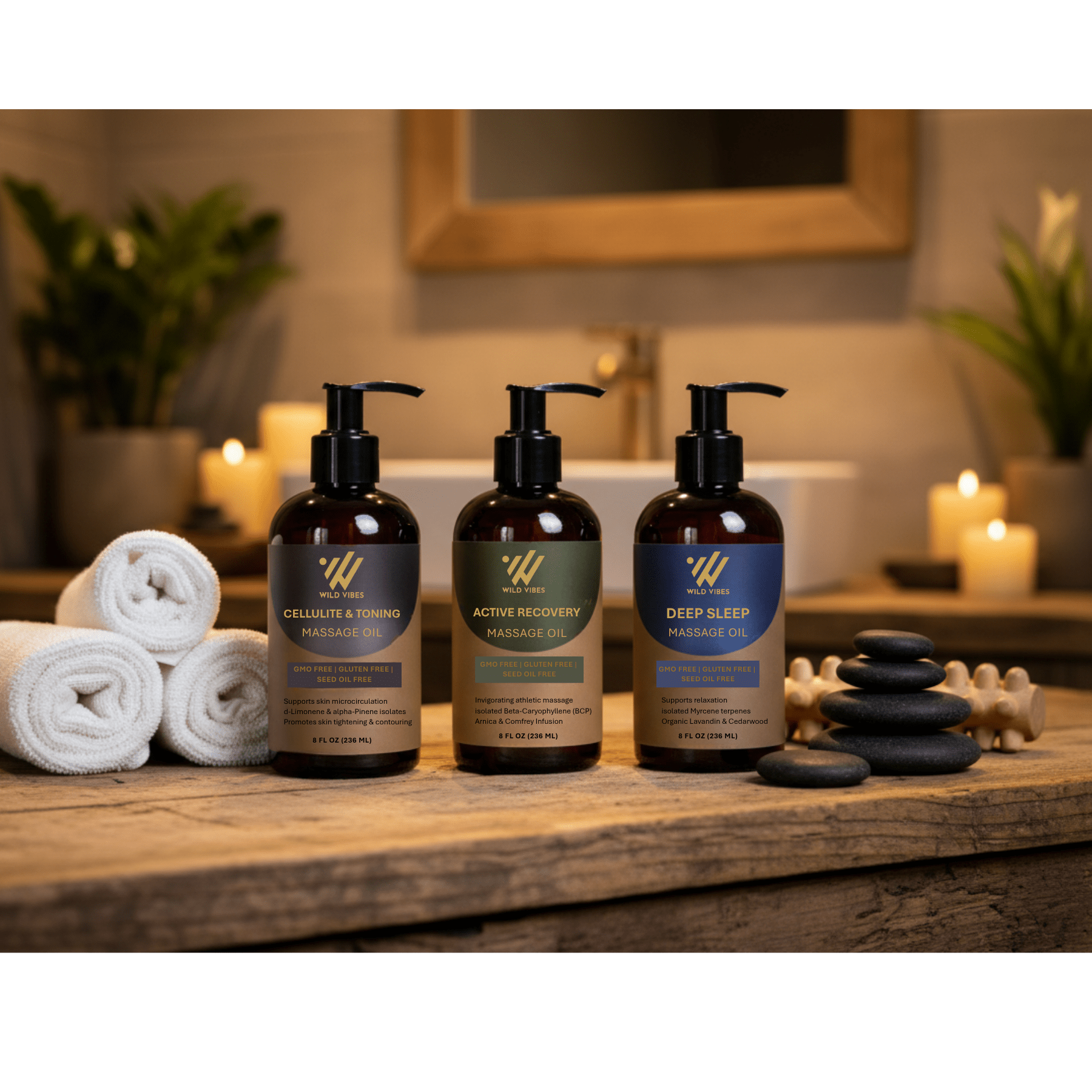 Deep Sleep Massage Oil - Wild Vibes Home & Body