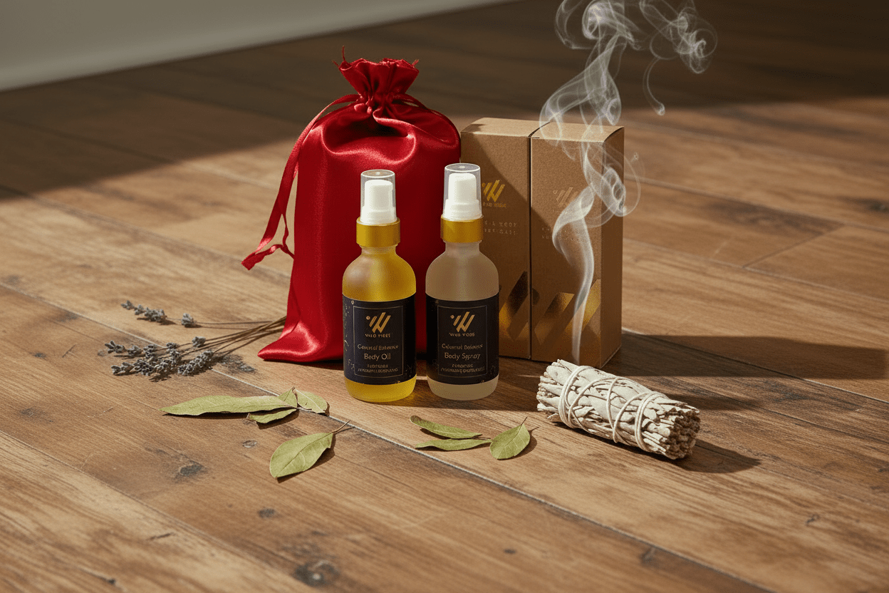 Enchanted Healing (Frankincense) Body Oil + Spray Set - 2 oz Mini - Wild Vibes Home & Body