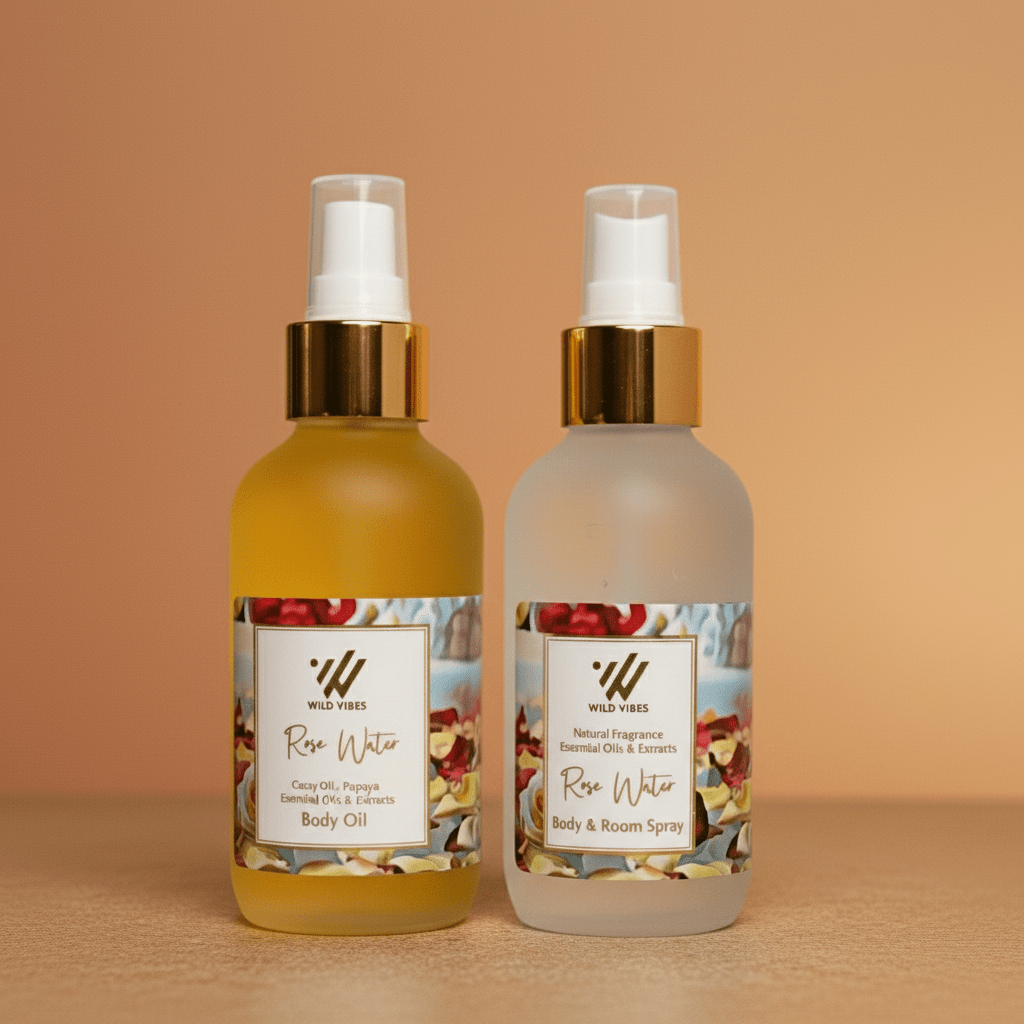 Floral Body Oil & Spray Set - Wild Vibes Home & Body
