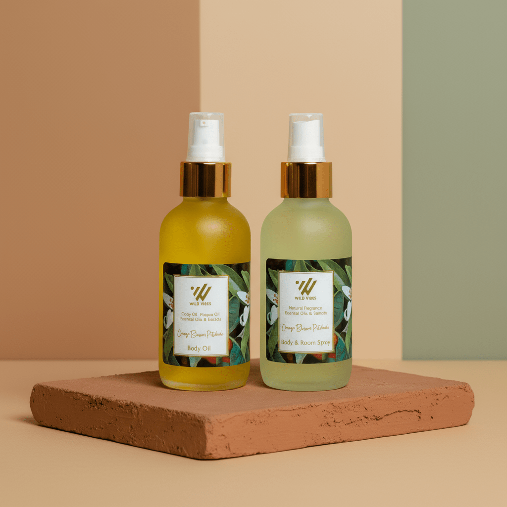 Floral Body Oil & Spray Set - Wild Vibes Home & Body