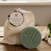 Gardenia Blooms Aromatherapy Soap Bar - Wild Vibes Home & Body
