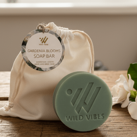 Gardenia Blooms Aromatherapy Soap Bar - Wild Vibes Home & Body