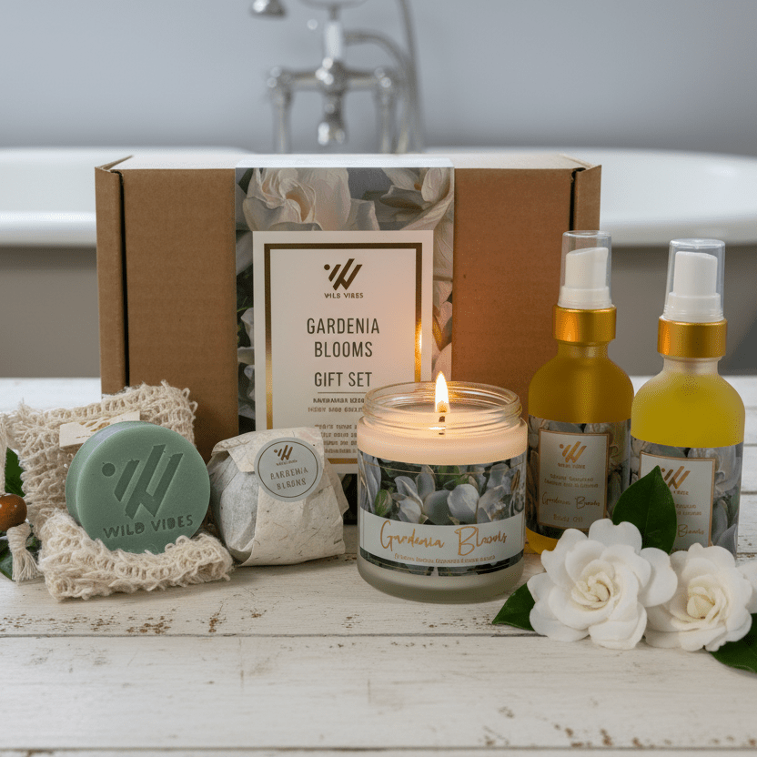 Gardenia Blooms Gift Box - Wild Vibes Home & Body