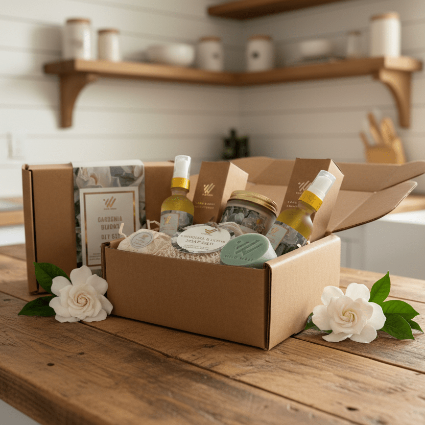 Gardenia Blooms Gift Box - Wild Vibes Home & Body