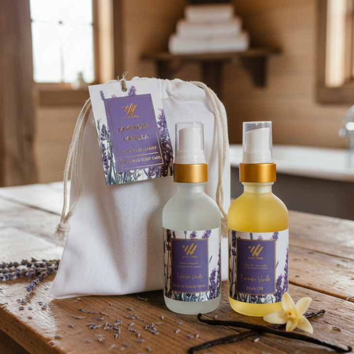 Lavender Vanilla Body Oil & Spray Set