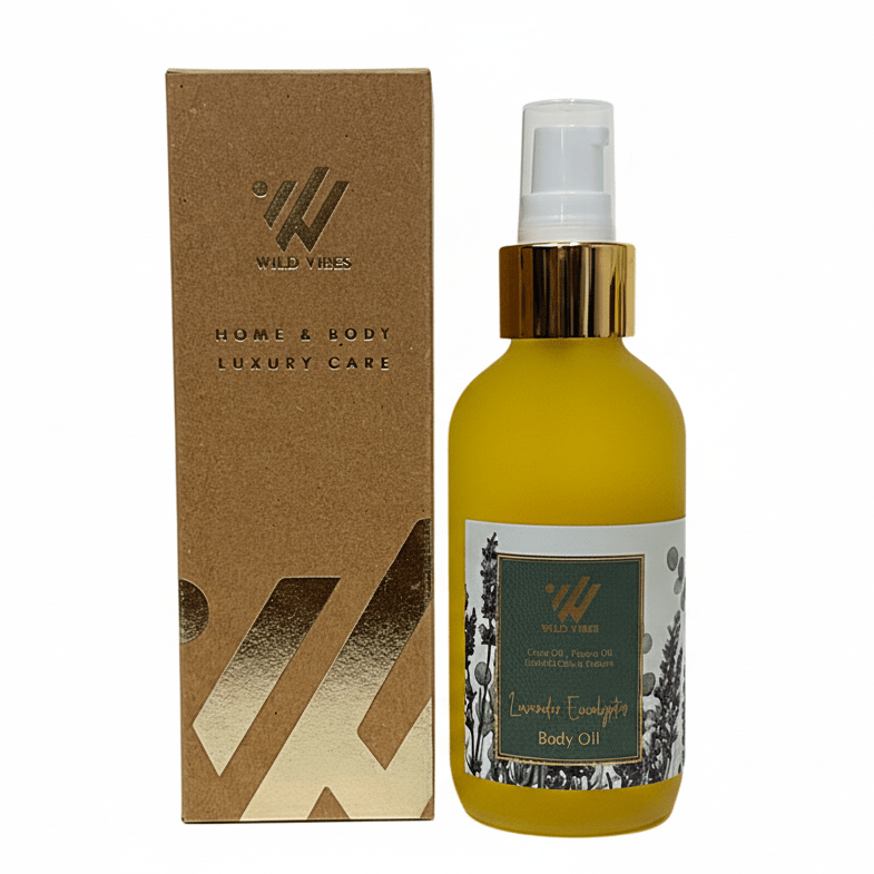 Lavender Eucalyptus Body Oil - Wild Vibes Home & Body