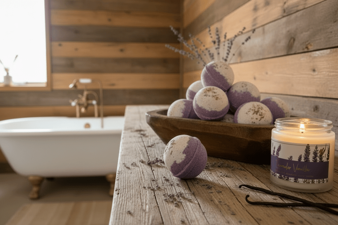 Lavender Vanilla Bath Bomb Sack - Wild Vibes Home & Body