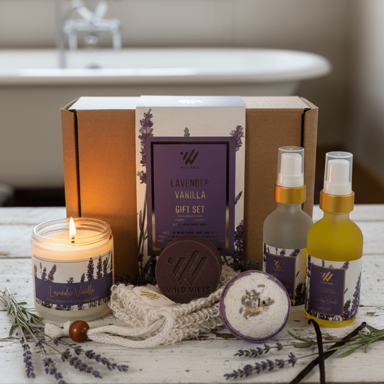Lavender Vanilla Gift Box - Wild Vibes Home & Body