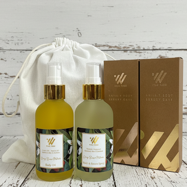 Orange Blossom Patchouli Body Oil & Spray Set 4 oz - Wild Vibes Home & Body