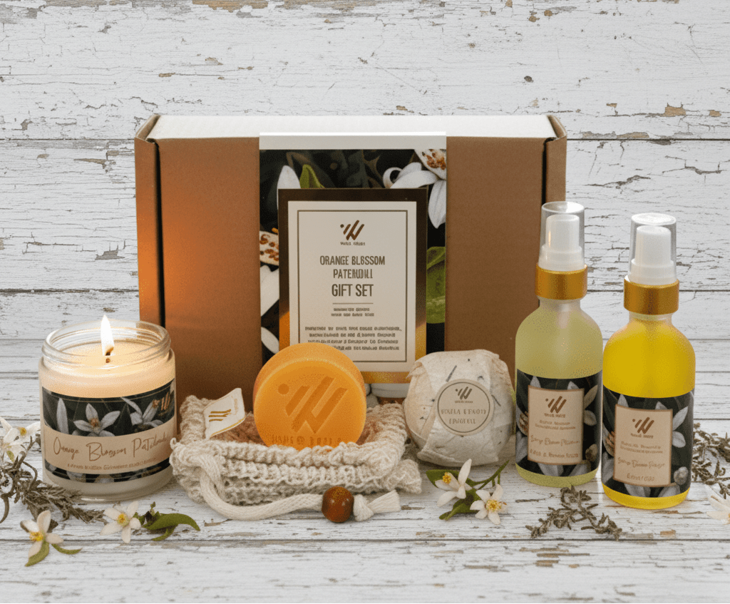 Orange Blossom Patchouli Gift Box - Wild Vibes Home & Body