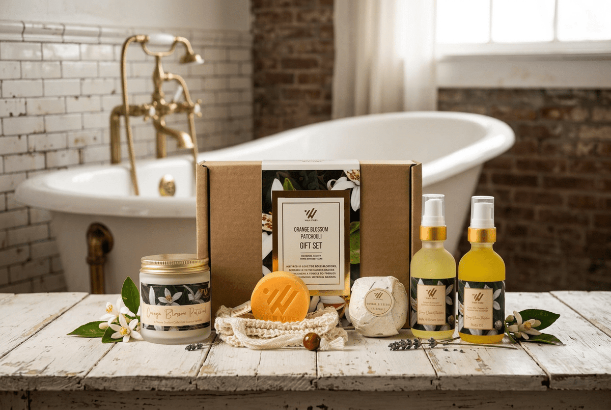 Orange Blossom Patchouli Gift Box - Wild Vibes Home & Body