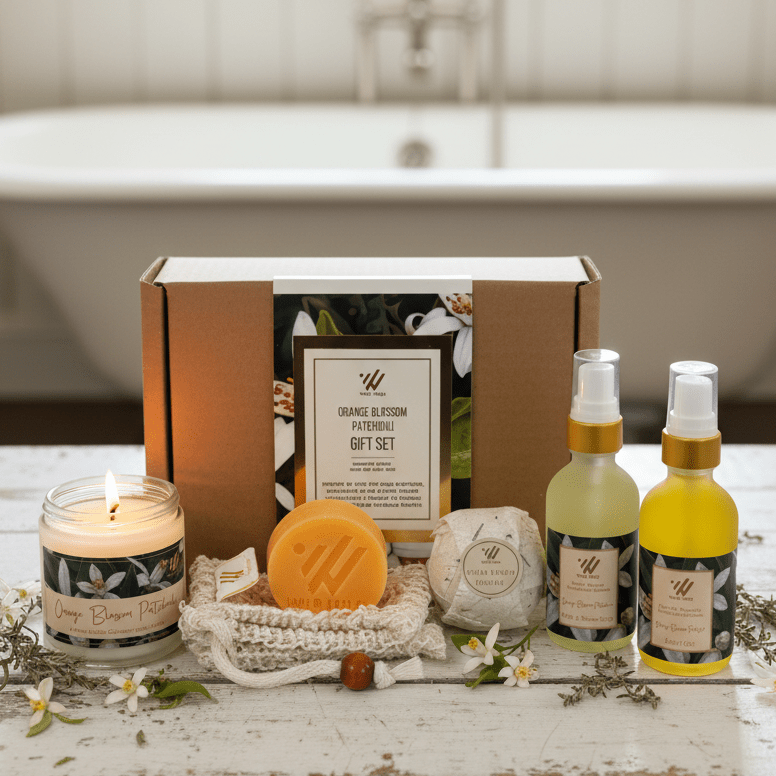 Orange Blossom Patchouli Gift Box - Wild Vibes Home & Body