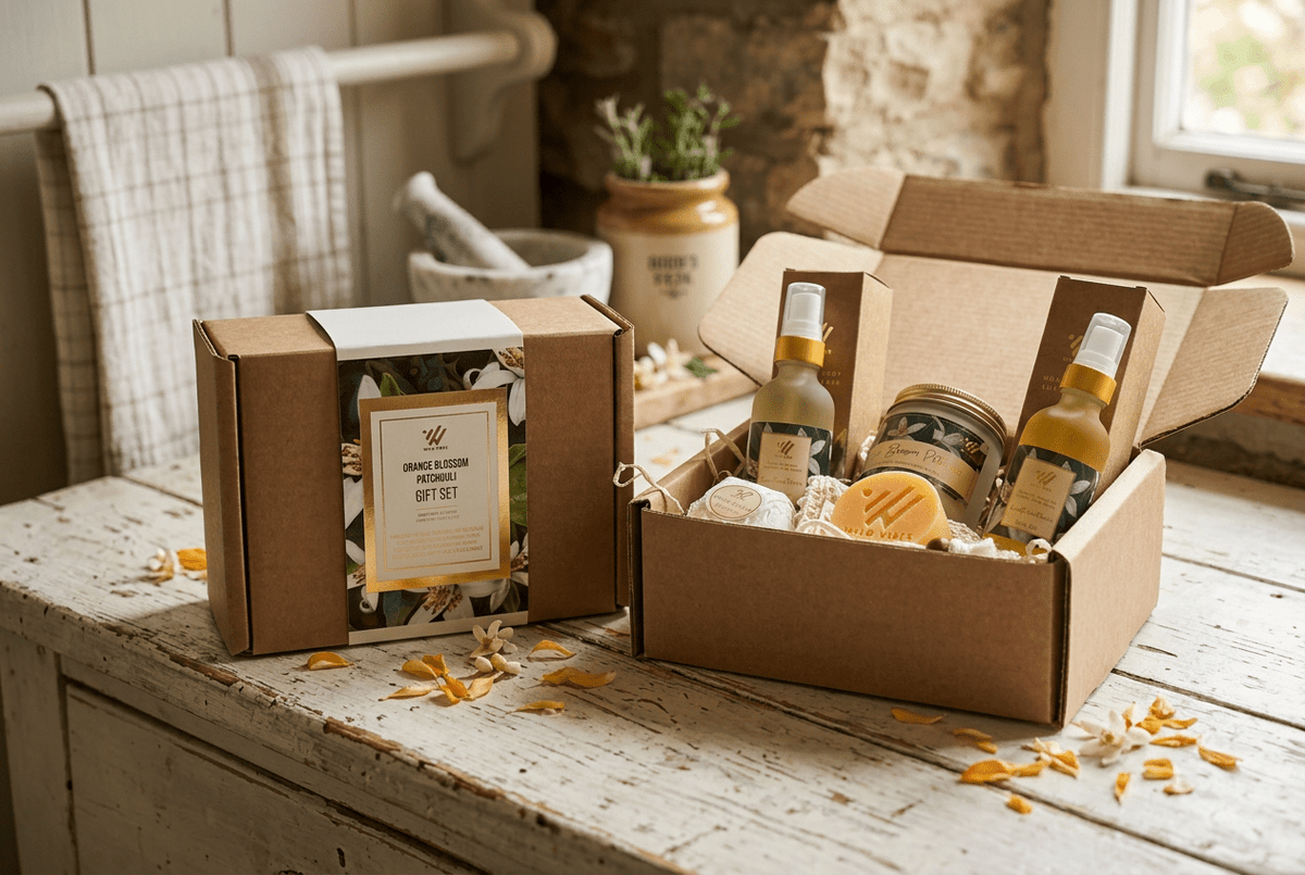 Orange Blossom Patchouli Gift Box - Wild Vibes Home & Body