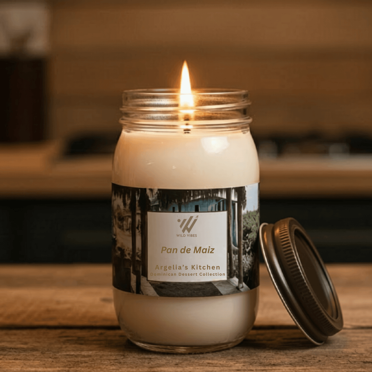 Pan de Maiz Candle | Soy & Coconut | 16 oz - Wild Vibes Home & Body