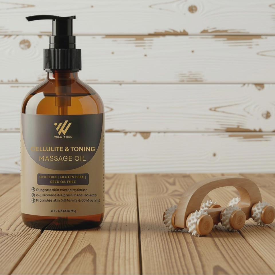Load video: Video for Cellulite &amp; Toning Massage Oil