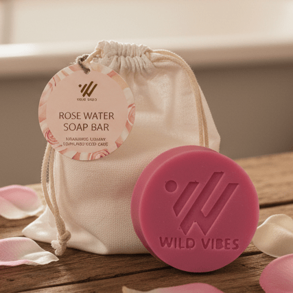 Rose Water Aromatherapy Soap Bar - Wild Vibes Home & Body