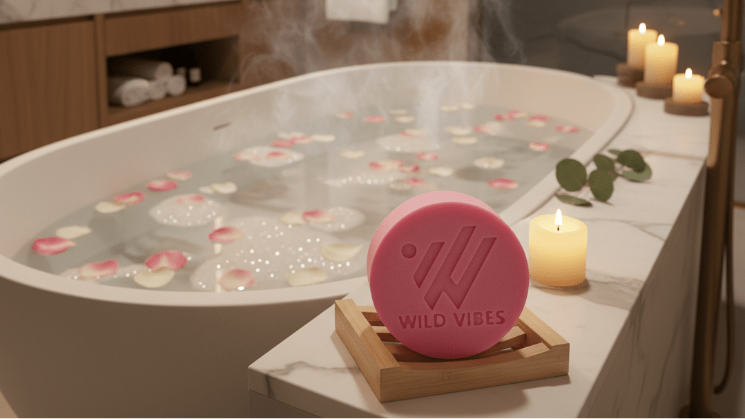 Rose Water Aromatherapy Soap Bar - Wild Vibes Home & Body