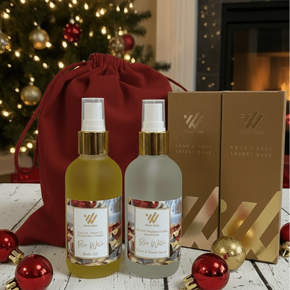 Rose Water Body Oil & Spray Set - Wild Vibes Home & Body