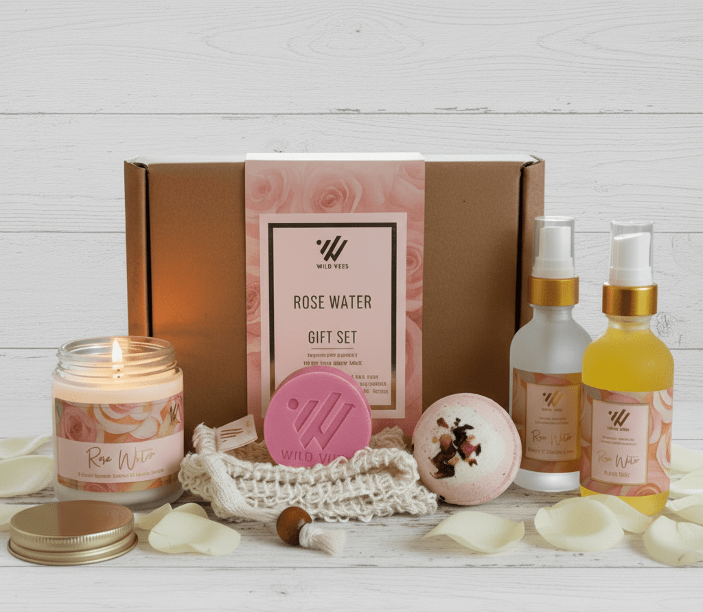Rose Water Gift Box - Wild Vibes Home & Body
