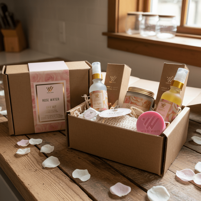 Rose Water Gift Box - Wild Vibes Home & Body
