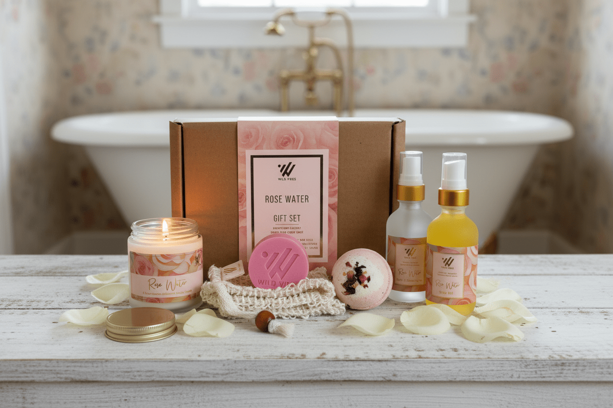 Rose Water Gift Box - Wild Vibes Home & Body