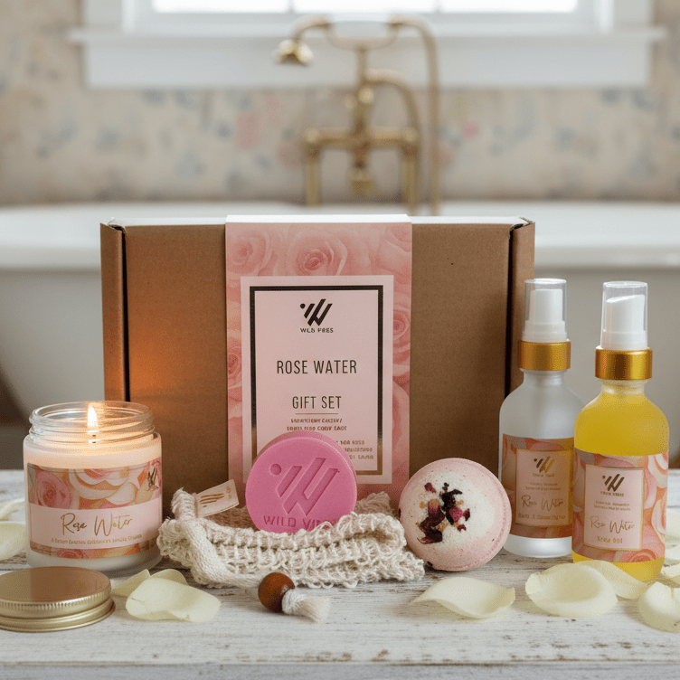 Rose Water Gift Box - Wild Vibes Home & Body