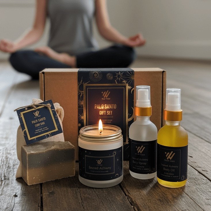 Sacred Alchemy (Palo Santo) Gift Box - Wild Vibes Home & Body