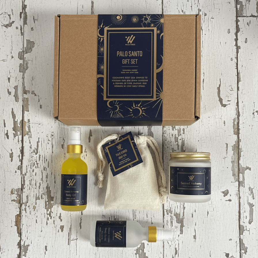 Sacred Alchemy (Palo Santo) Gift Box - Wild Vibes Home & Body