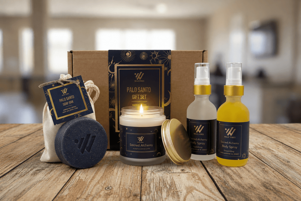 Sacred Alchemy (Palo Santo) Gift Box - Wild Vibes Home & Body
