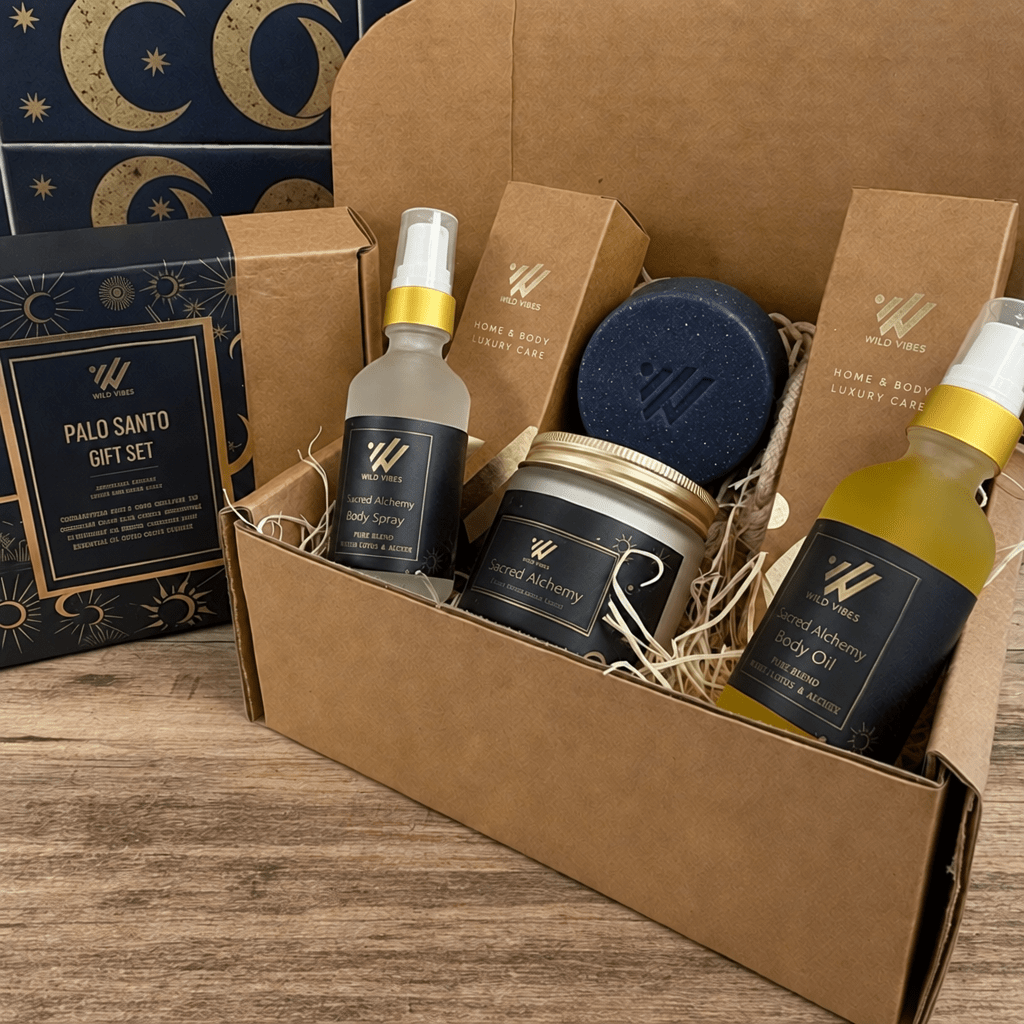 Sacred Alchemy (Palo Santo) Gift Box - Wild Vibes Home & Body
