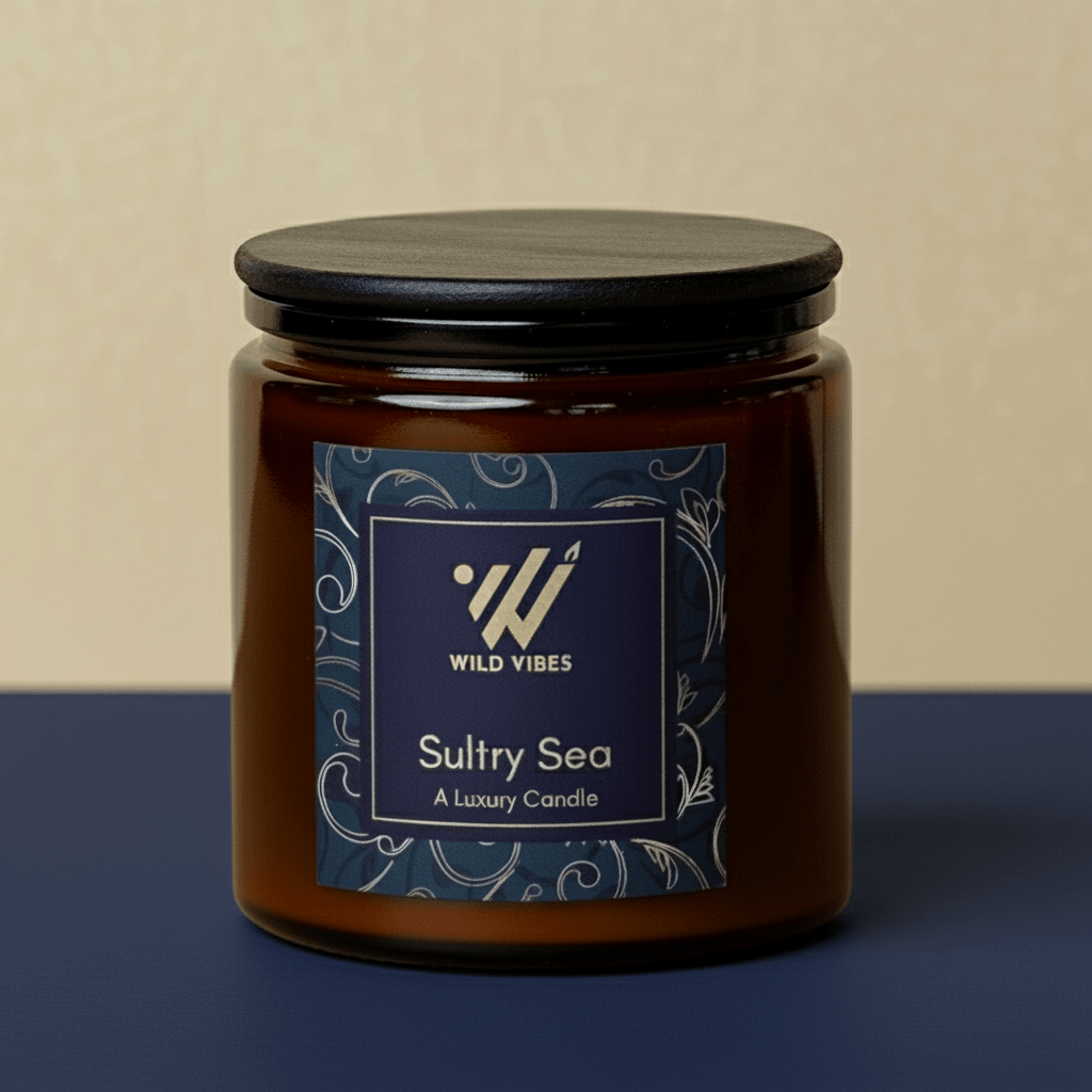 Sultry Sea Natural Candle - 13 oz - Wild Vibes Home & Body