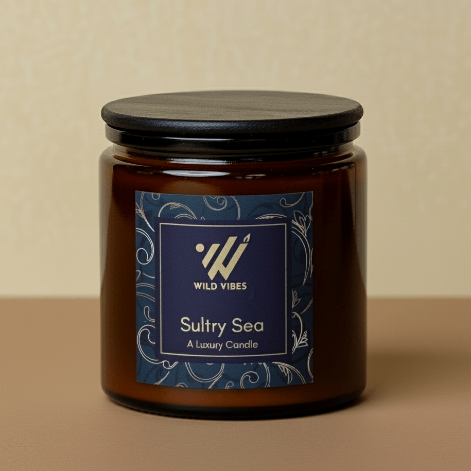 Sultry Sea Natural Candle - 13 oz - Wild Vibes Home & Body