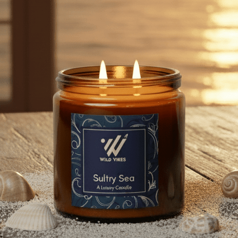 Sultry Sea Natural Candle - Wild Vibes Home & Body