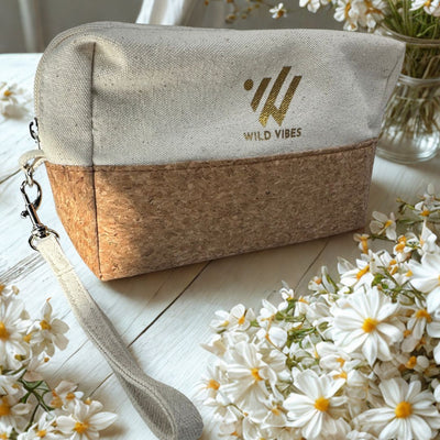 Wild Vibes Cosmetic Bag (EMPTY) - Wild Vibes Home & Body