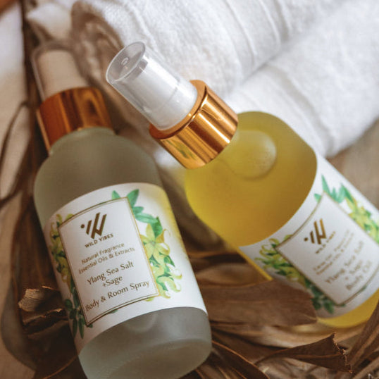 Wild Vibes Ylang Body Oil & Body Spray Set - Wild Vibes Home & Body