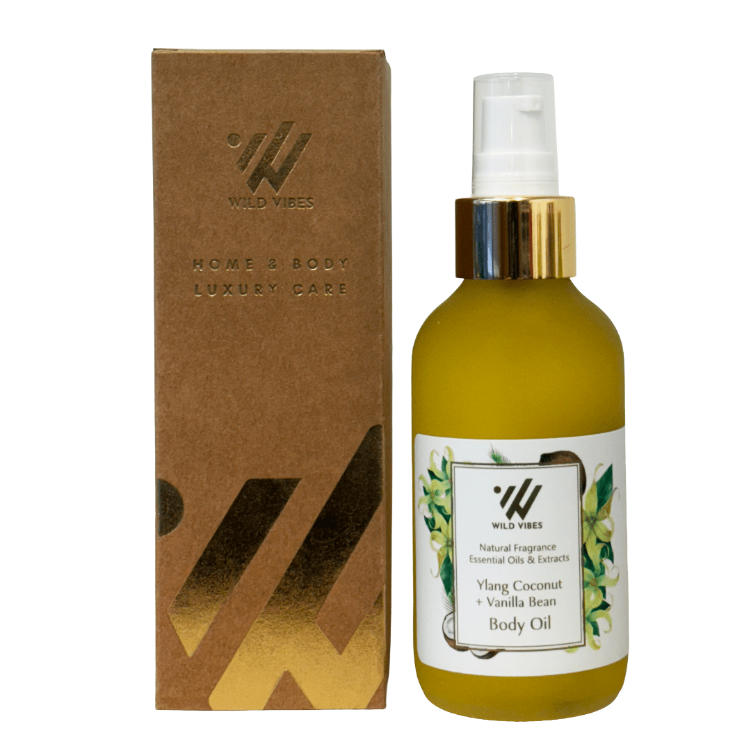 Ylang Coconut + Vanilla Body Oil - Wild Vibes Home & Body