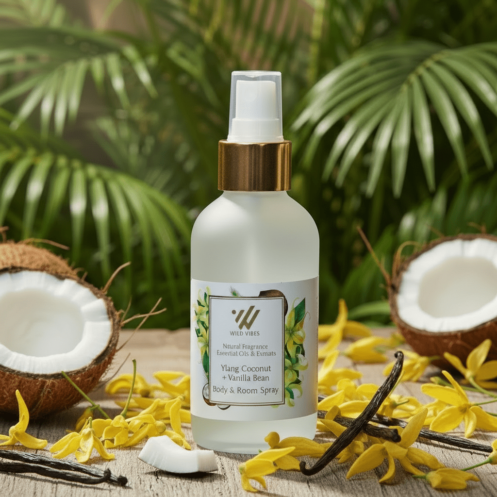 Ylang Coconut + Vanilla Body & Room Spray - Wild Vibes Home & Body