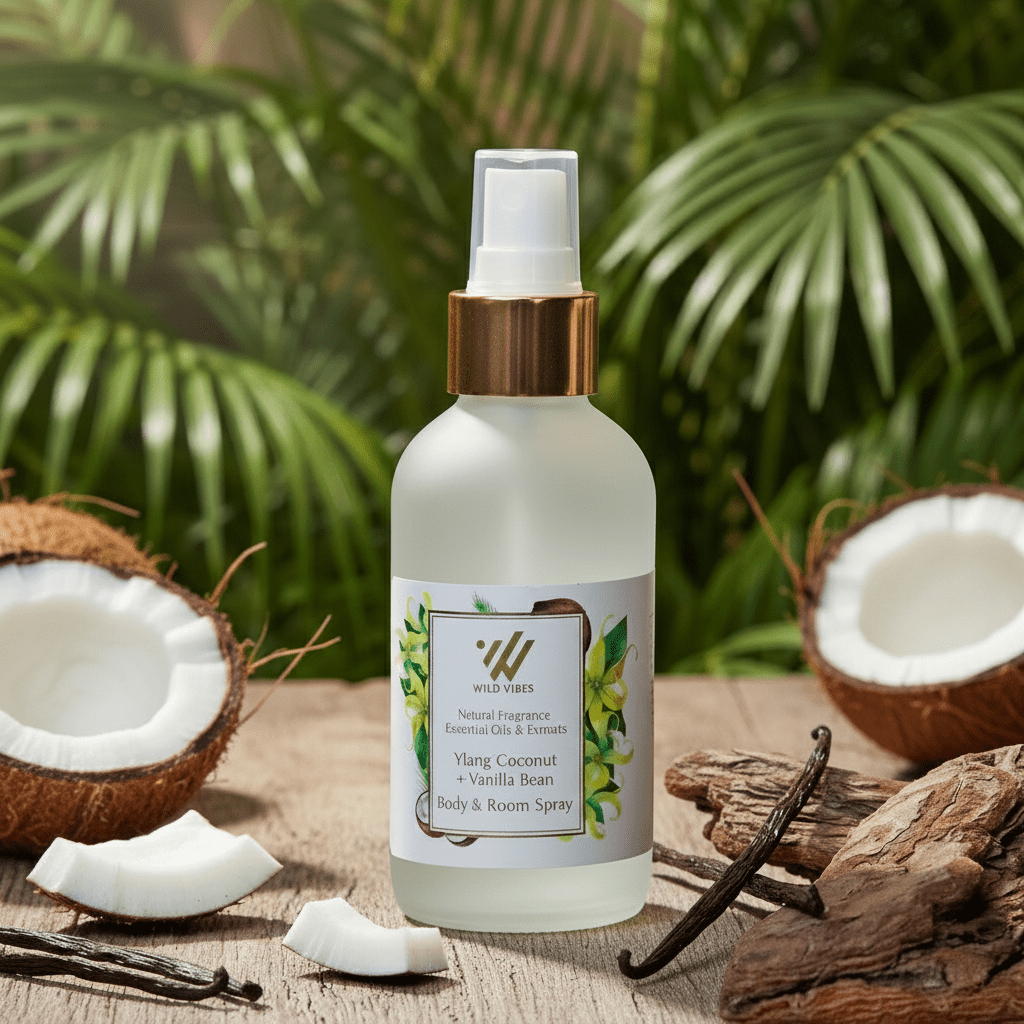 Ylang Coconut + Vanilla Body & Room Spray - Wild Vibes Home & Body