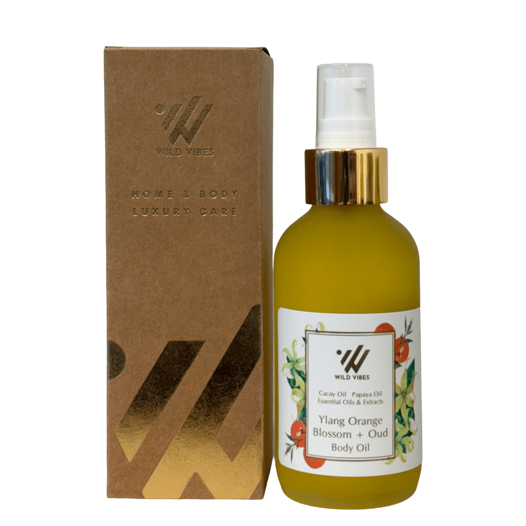 Ylang Orange Blossom + Oud Body Oil - Wild Vibes Home & Body