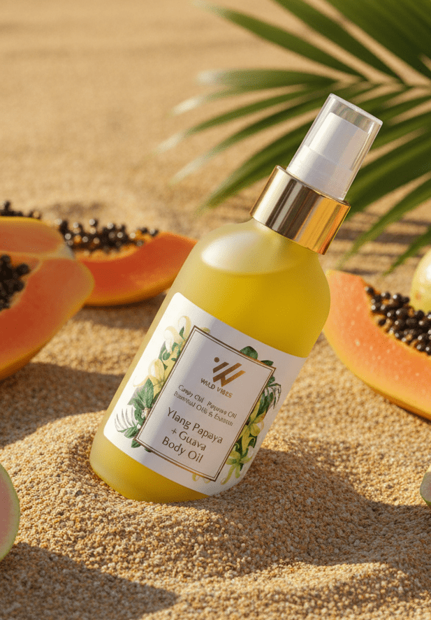 Ylang Papaya + Guava Body Oil - Wild Vibes Home & Body