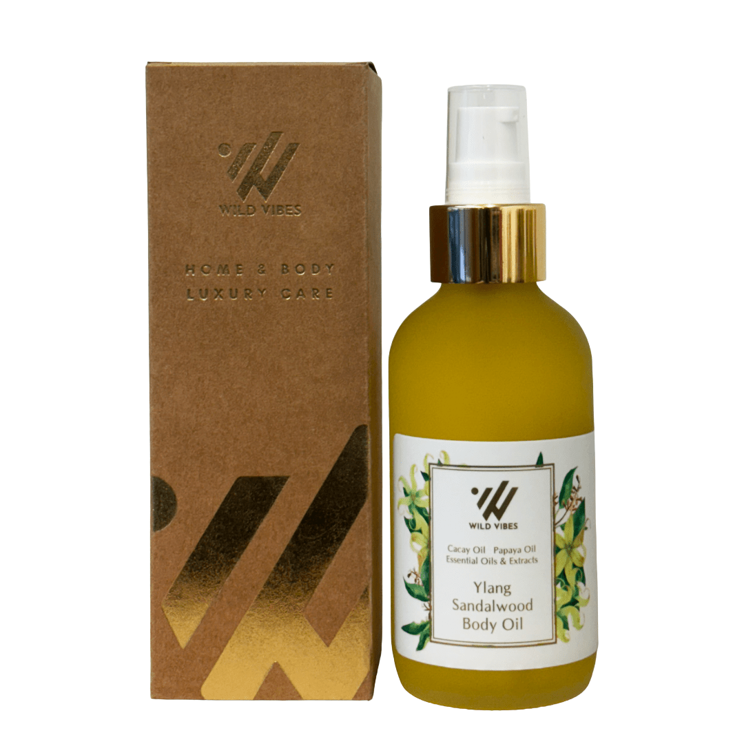 Ylang Sandalwood + Amber Body Oil - Wild Vibes Home & Body