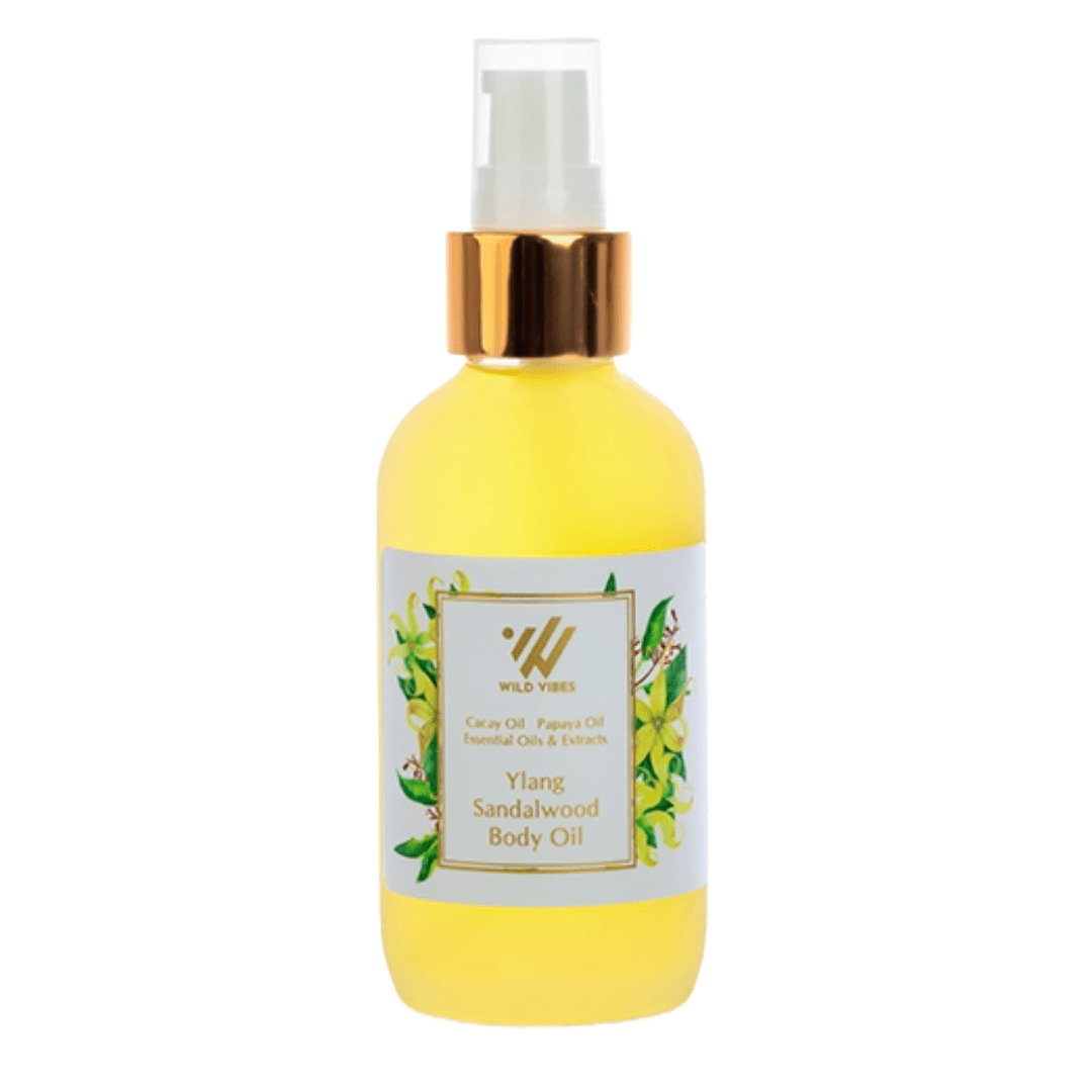 Ylang Sandalwood + Amber Body Oil - Wild Vibes Home & Body